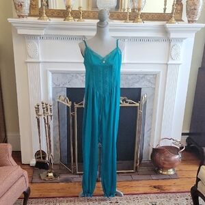 Vtg Colesce Collection Lingerie Jumpsuit